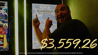 $3,559.26 jackpot winner at Argosy Casino Alton.