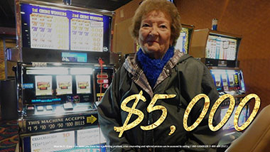 $5,000 jackpot winner at Argosy Casino Alton.