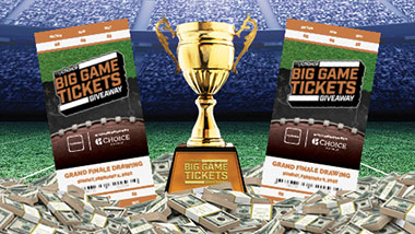 Big Game Tickets Giveaway