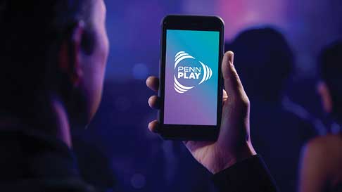 PENN Play app on phone screen