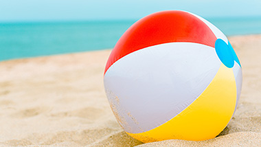 Beach Ball on the beach